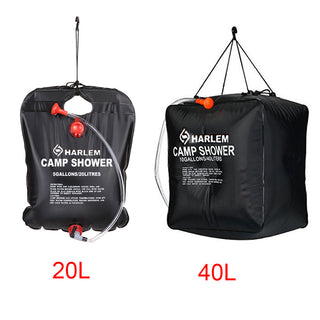 Sac de douche chauffant solaire portable