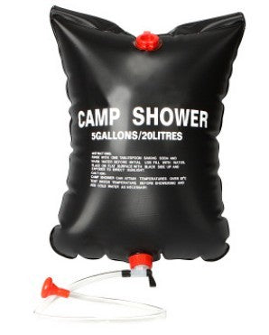 Sac de douche chauffant solaire portable