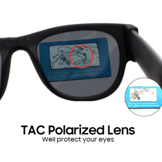 VIVIBEE Lunettes de soleil polarisées pliantes