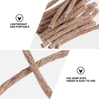 Lot de 10 mèches allume-feu