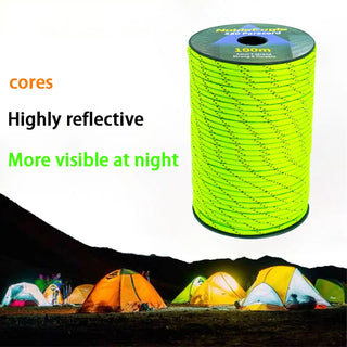 Corde paracorde réfléchissante 4 mm 550