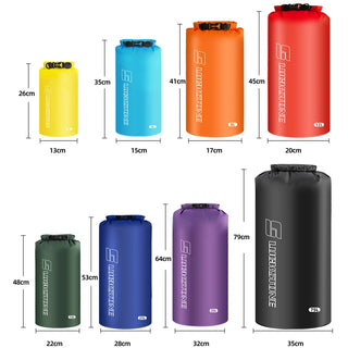 Sac étanche ultraléger 3/5/8/12/15/25/35/75 L