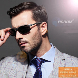 AARON lunettes de soleil polarisées, UV400 Anti-éblouissement