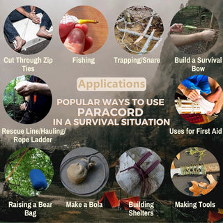 Bracelet de survie tactique avec boucle réglable en alliage