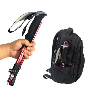 Bâton de randonnée pliable à 5 sections