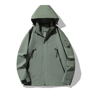 JNLN Veste imperméable unisexe coupe-vent