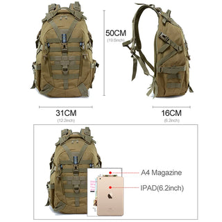 Sac à dos trek 40 L refléchissant