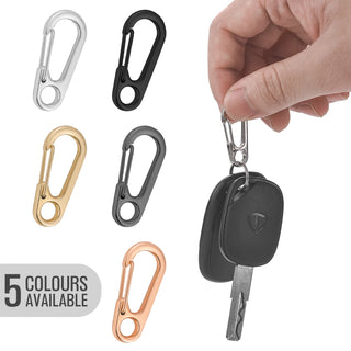5/10/20 pièces Mousqueton Boucle Porte-clés