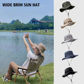 Chapeau anti-UV en maille respirante