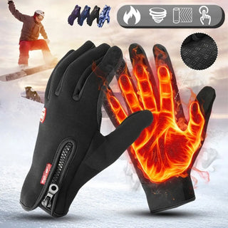 Gants chauds imperméables et antidérapants