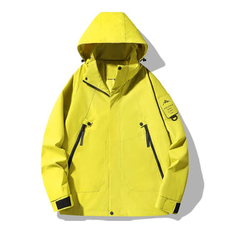 JNLN Veste imperméable unisexe coupe-vent