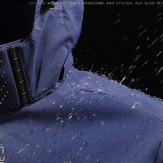 manteaux coupe-vent imperméable à capuche surdimensionné