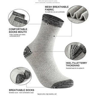 Lot de 5 paires de chaussettes d'hiver