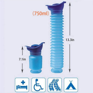 750ML Mini Toilette portable / sac urinoir