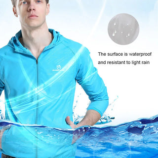 queshark veste de randonnée refléchissante anti-UV