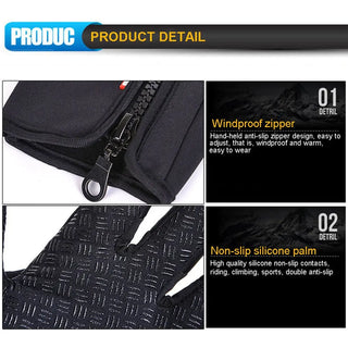 Gants chauds imperméables et antidérapants