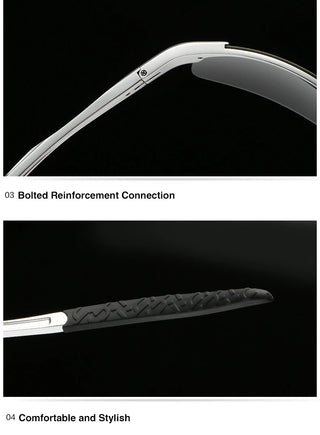 AARON lunettes de soleil polarisées, UV400 Anti-éblouissement