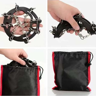 chaines antidérapantes sous chaussures