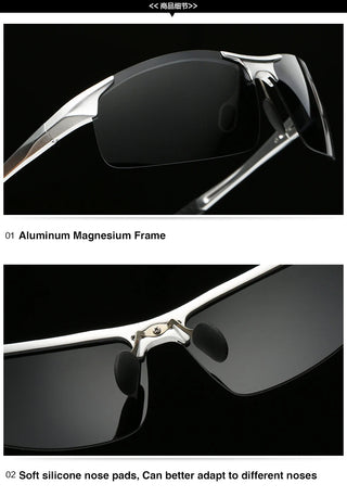 AARON lunettes de soleil polarisées, UV400 Anti-éblouissement