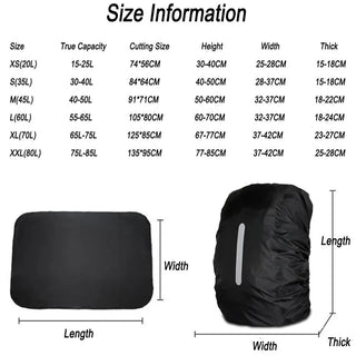 Housse imperméable de sac