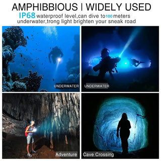 shustar - Lampe de poche étanche IP68