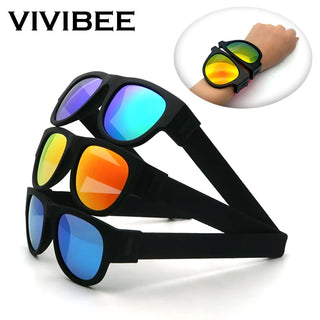 VIVIBEE Lunettes de soleil polarisées pliantes